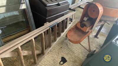 Antique wooden ladder