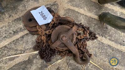 Set of pulley blocks