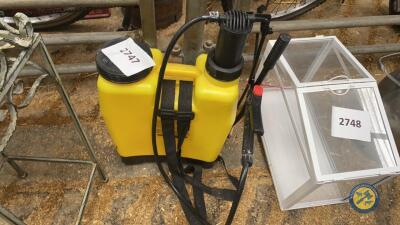 Knapsack sprayer
