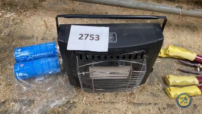 Gas heater & gas bottle