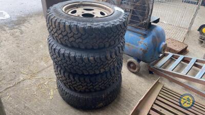 4x Land Rover wheels 16" for Defender