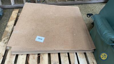 Pallet of hard board