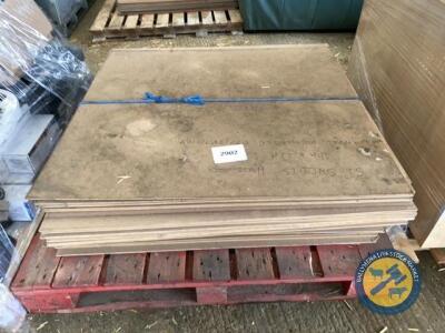 52x sheets of hardboard