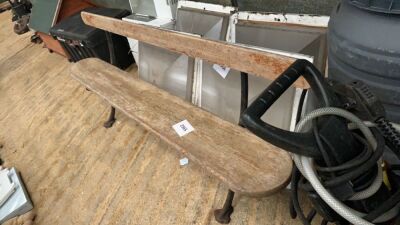 Summer seat cast iron