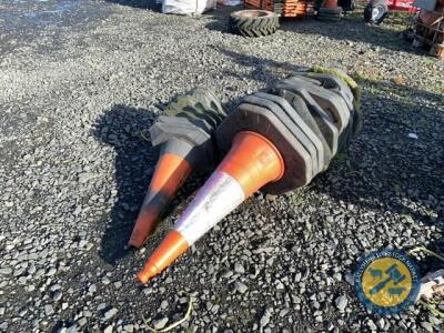 12x large road work cones