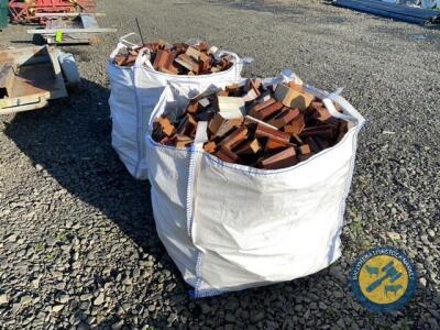 2x tote bags of firewood