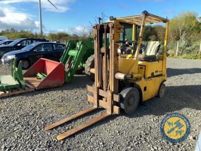 Forklift diesel, key in office
