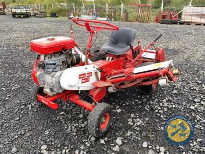 Saxon triple ride-on lawnmower, just serviced