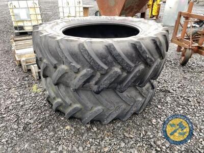 520-70-38 continental rear tractor tyres x2