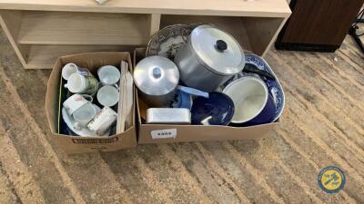 Job lot of saucepans & cups etc