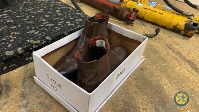 Size 10 dealer boots in box