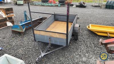 6x4 car trailer with new floor & LED lights