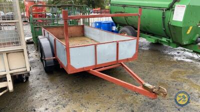 11x5 double axle car trailer