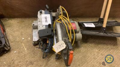 Chopsaw belt sander