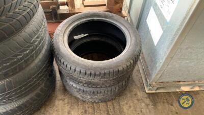 2x tyres good tread 15"