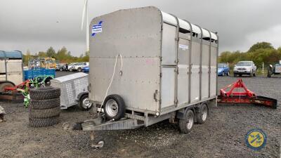 Ifor Williams 10x6'6" trailer with dismountable body dividing gate & head board, lights & brakes working