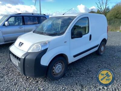 Peugeot Bipper van 2010, 0760FBO, MOT, taxbook & keys