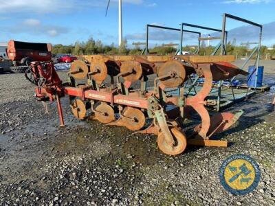 4 furrow reversible Kvernland plough