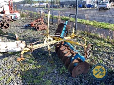 Rare model Bedford disc harrow