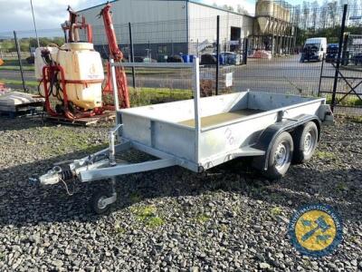 10x5ft tandem axle car trailer