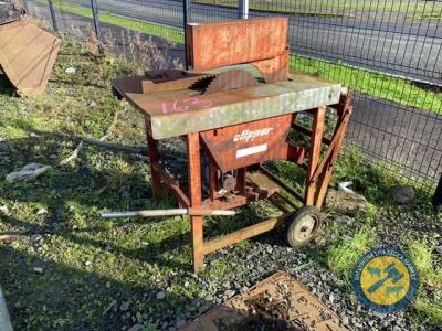 Petrol engine driven circular saw