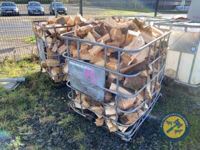 2x tote bags of firewood