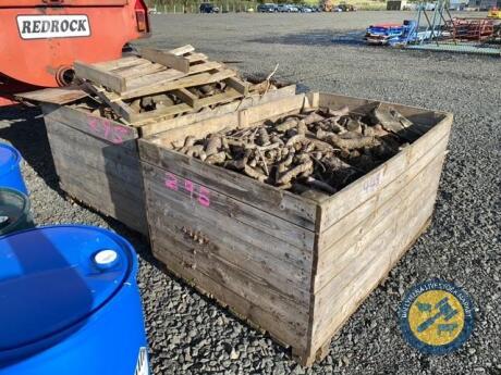 2x large potato boxes of firewood