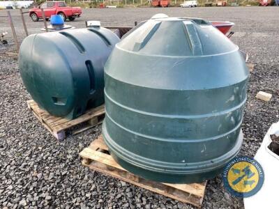 Beehive and cylinder oil tanks