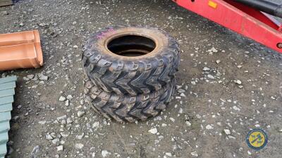 2x quad front tyres