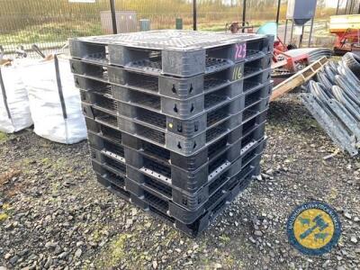 10x plastic standard pallets