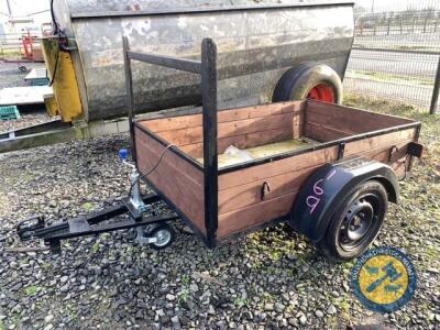 6x4 car trailer with new LED lights, tyres good