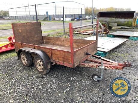 8'6"x4'3" tandem axle car trailer