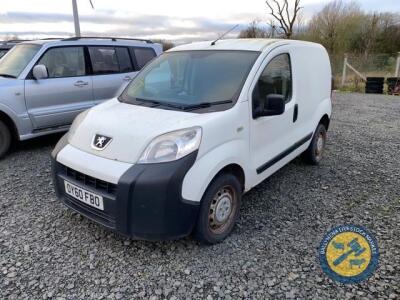 Peugeot Bipper van 2010, 0760FBO, MOT, taxbook & keys