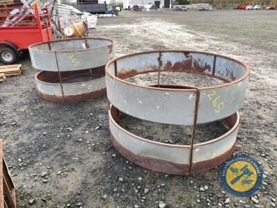 2x sheep ring feeders