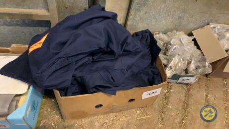 Box of shop coats