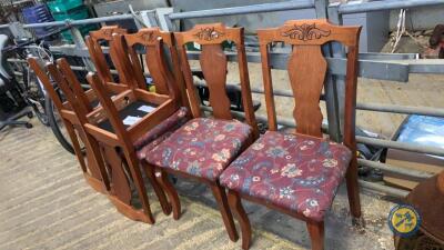 6x dining chairs