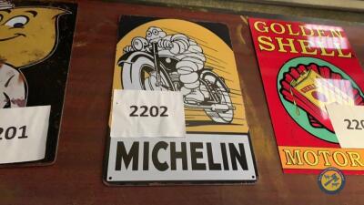 Michelin metal sign