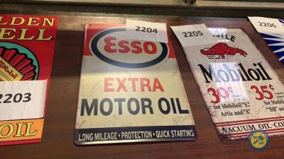 Esso extra metal sign