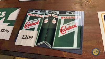 Castrol metal sign