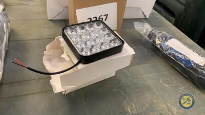 Set of LED spot lights