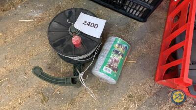 Electric fence wire & new reel