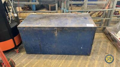 Large steel chest