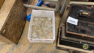 Box of glassware