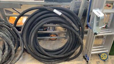 Roll of wired hose for compressor