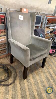 Grey armchair