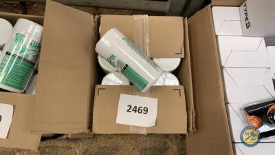 Box lot of antiseptic wipes