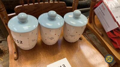 Tea Coffee Sugar storage jars