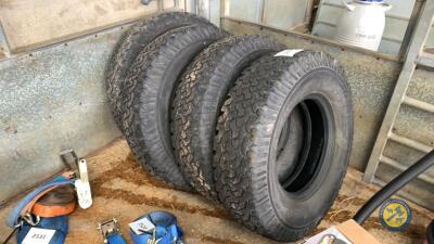 4 tyres BF Goodridge 235/85 R16