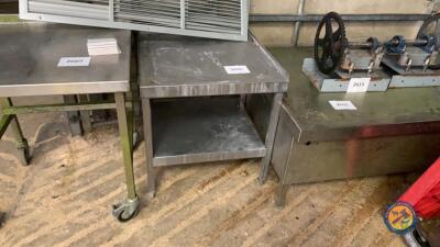 Small stainless steel table