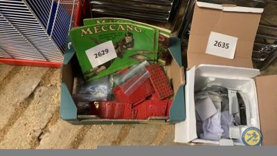 Box of vintage meecano